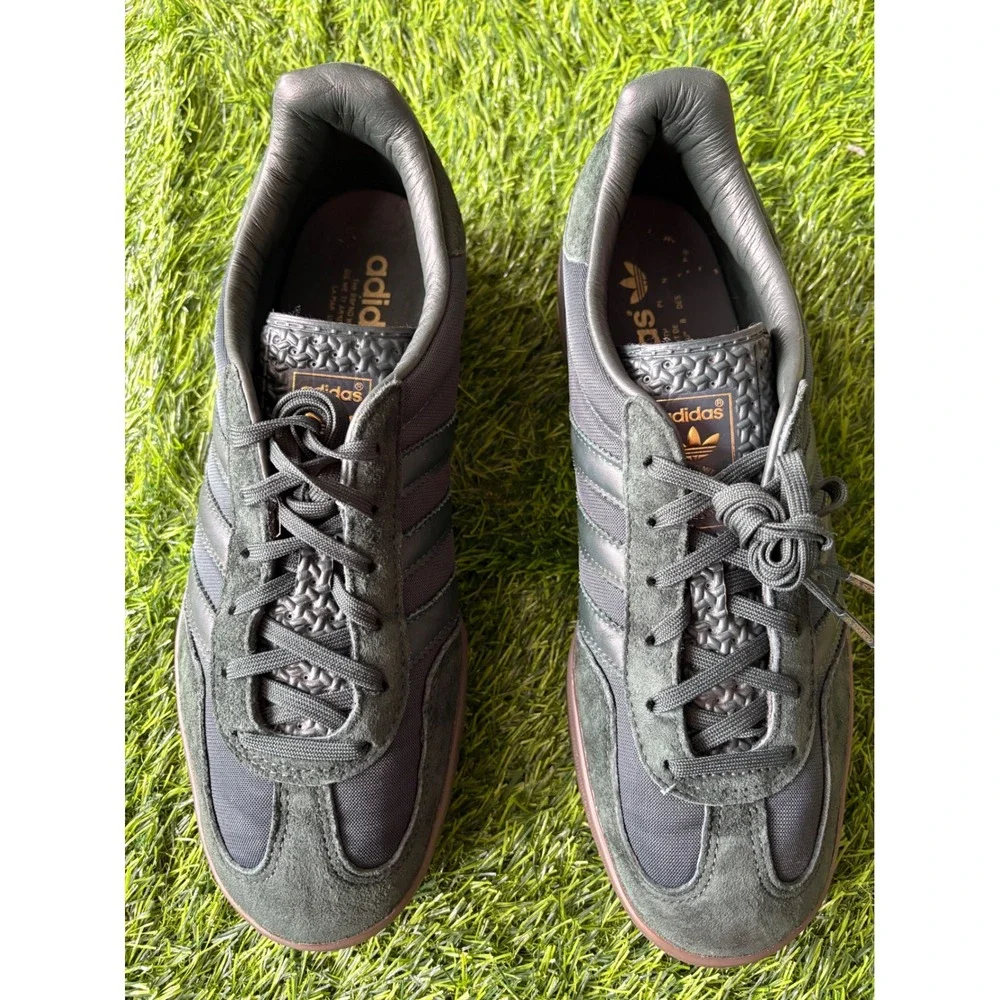 Adidas Gazelle Indoor Shadow Green Gum Sole Sneakers H06272 Mens 7